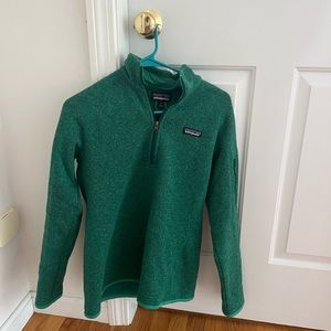Green Patagonia Quarter Zip